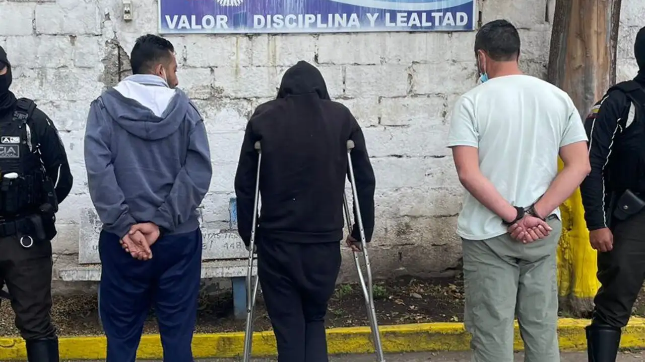 Capturados por extorsión en Quito
