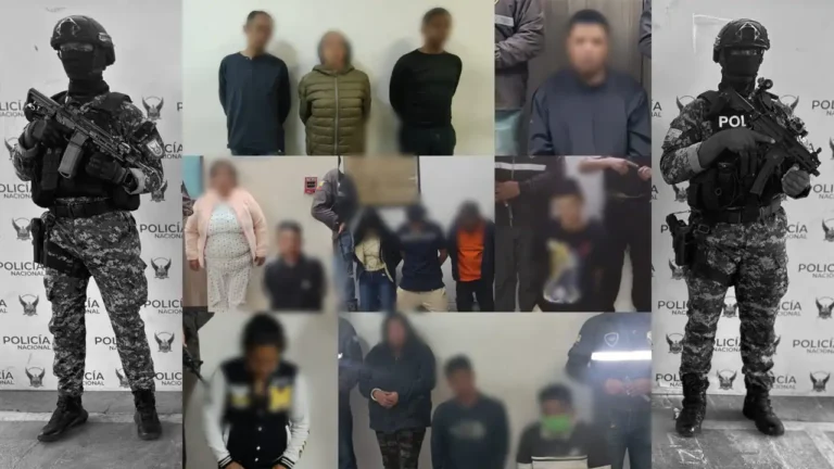 Catorce capturados en operativo contra el microtráfico en Quito
