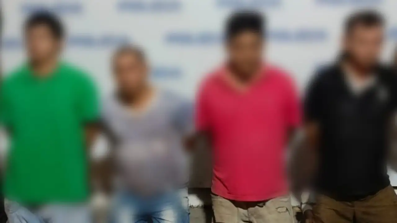 Cuatro capturados por microtráfico en El Oro