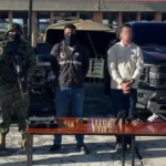 Sospechoso capturado por tenencia de armas y contrabando