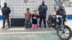 Capturados en flagrancia al sur de Esmeraldas