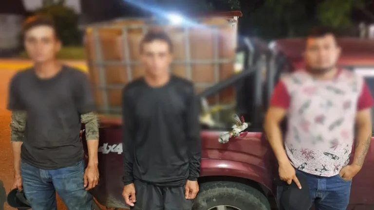 Detenidos por tráfico de hidrocarburos en Ecuador