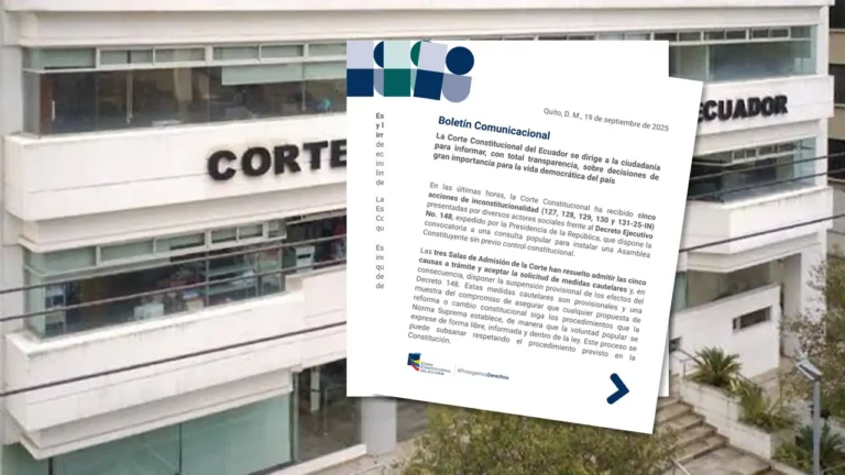 La Corte Constitucional suspende el Decreto 148
