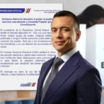 Noboa insiste en consulta para Asamblea Constituyente