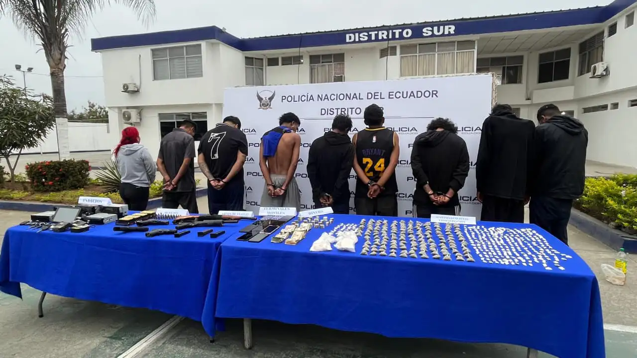 Operativo "Tornado 24" desmantela redes criminales al sur de Guayaquil