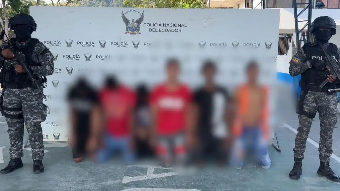 Capturados presuntos microtraficantes en Esmeraldas