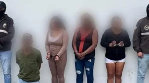 Capturan a cinco implicados en tráfico de drogas en Tungurahua