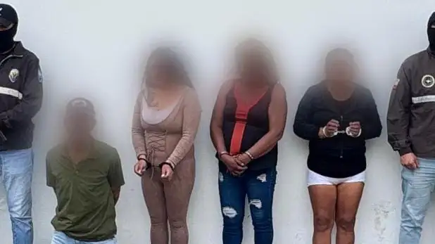 Capturan a cinco implicados en tráfico de drogas en Tungurahua