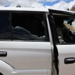 Comitiva del Presidente Noboa es atacada en Cañar