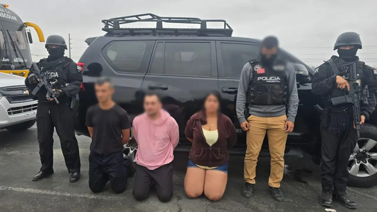 Cuatro extorsionadores aprehendidos en Santa Elena