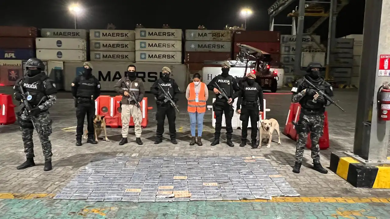 Incautan 153 kilos de cocaína que tenía destino a Bélgica