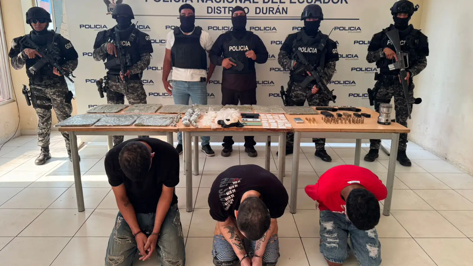 Operativo "Tormenta 44" contra la delincuencia en Durán