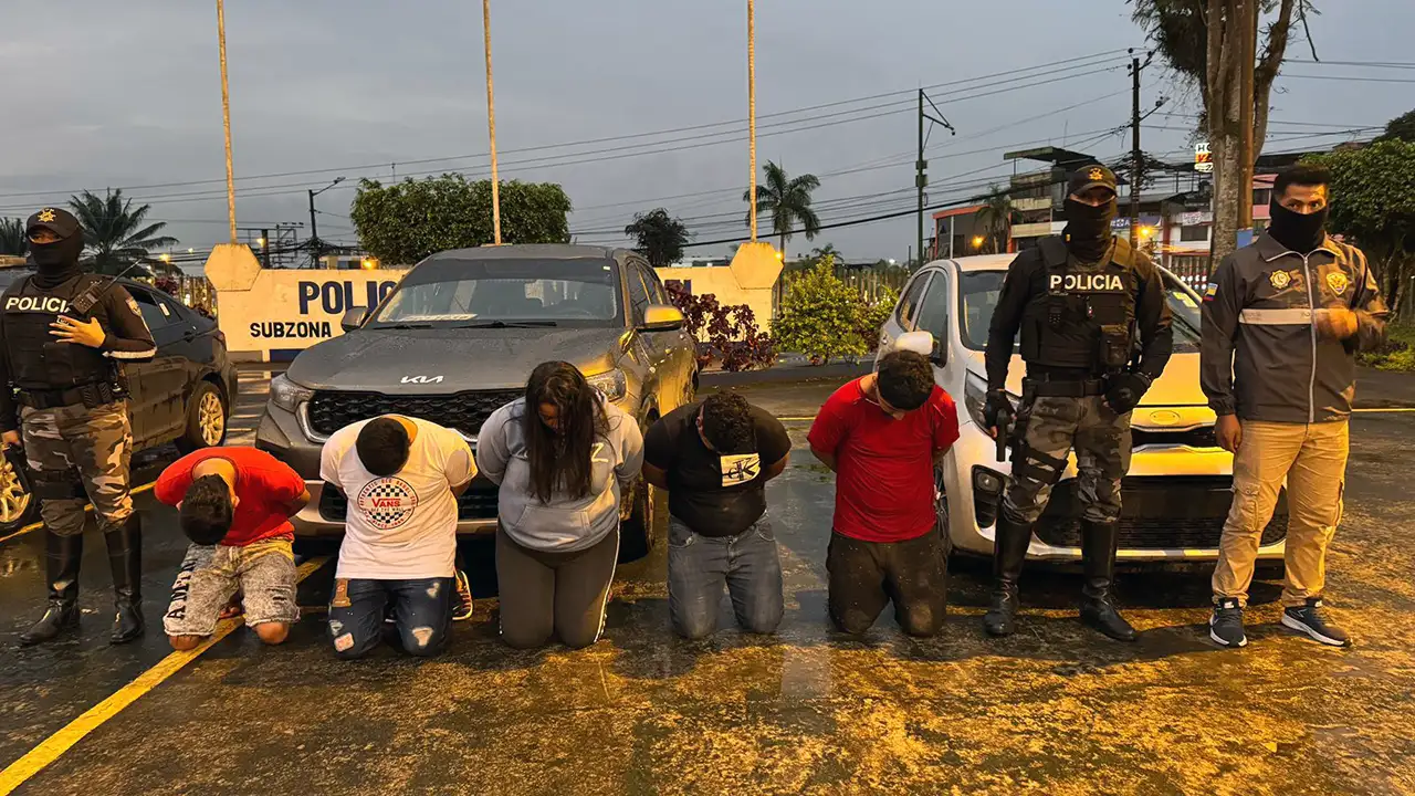 Policía frustra secuestro y detiene a cinco personas