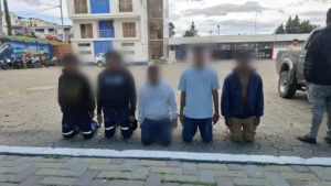 Siete presuntos miembros de los "Lobos" aprehedidos en Loja