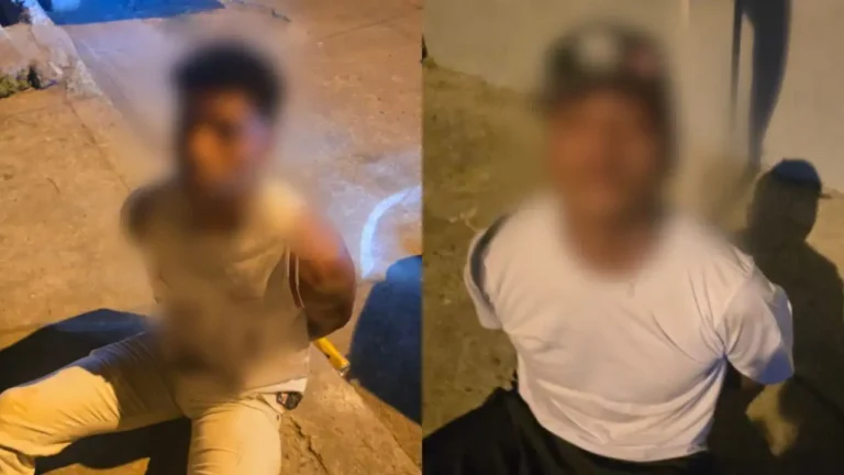 Aprehendidos en flagrancia por robo en Santa Cruz, Esmeraldas